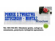 Nagrobki z plastiku, tworzywa, tel. 504-746-203, Wrocław, p...