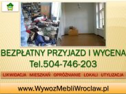 ​Wywóz mebli, cena, tel. 504-746-203, Wrocław, odbiór s...