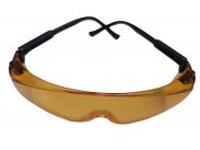 Okulary ochronne przeciwodpryskowe Panoramiczne - Żółte