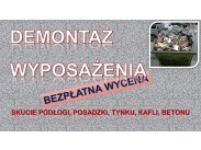 Demontaż i utylizacja mebli, tel. 504-746-203, cena Wrocła...